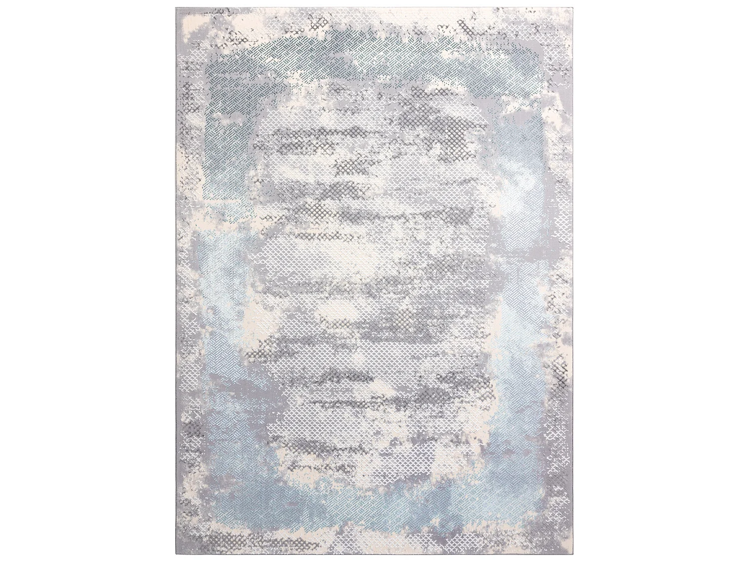 Tapijt CORE A004 Kader, schaduw - structureel, twee lagen vlies, ivoor 120x170 cm