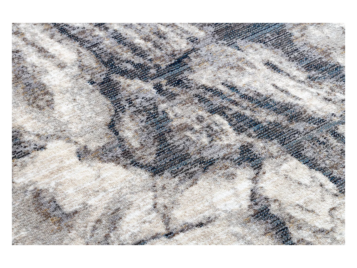 Tapis TINE 75417B Roche, calcul - moderne, forme irrégulière crème  160x160 cm