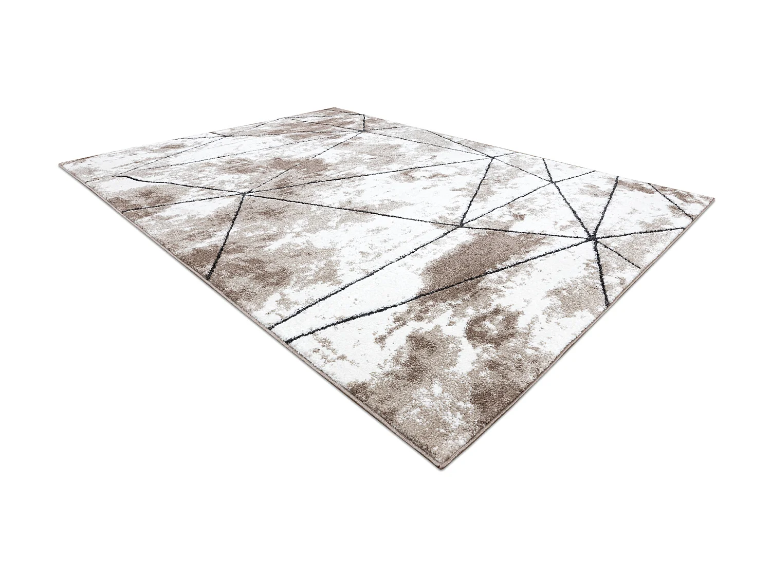 Tapis moderne COZY Polygons, géométrique, triangles - Structural deu 120x170 cm