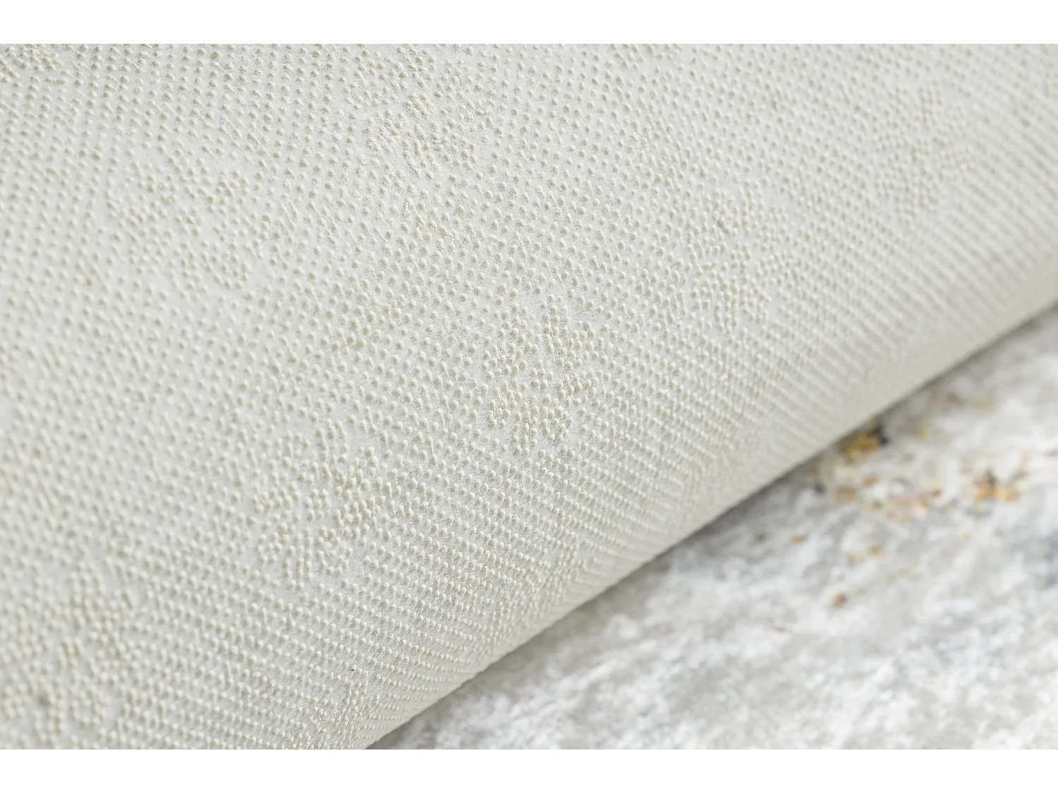 ANDRE 1124 tapijt wasbaar marmer antislip - zwart 80x150 cm