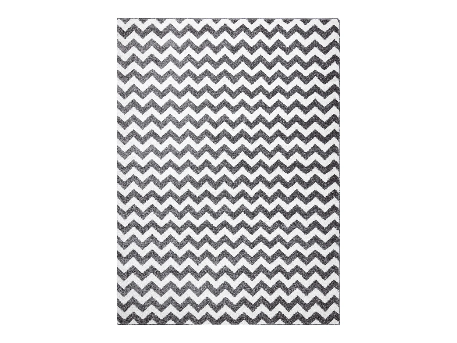 Tapijt SKETCH - F561 grijs /wit - Zigzag 200x290 cm