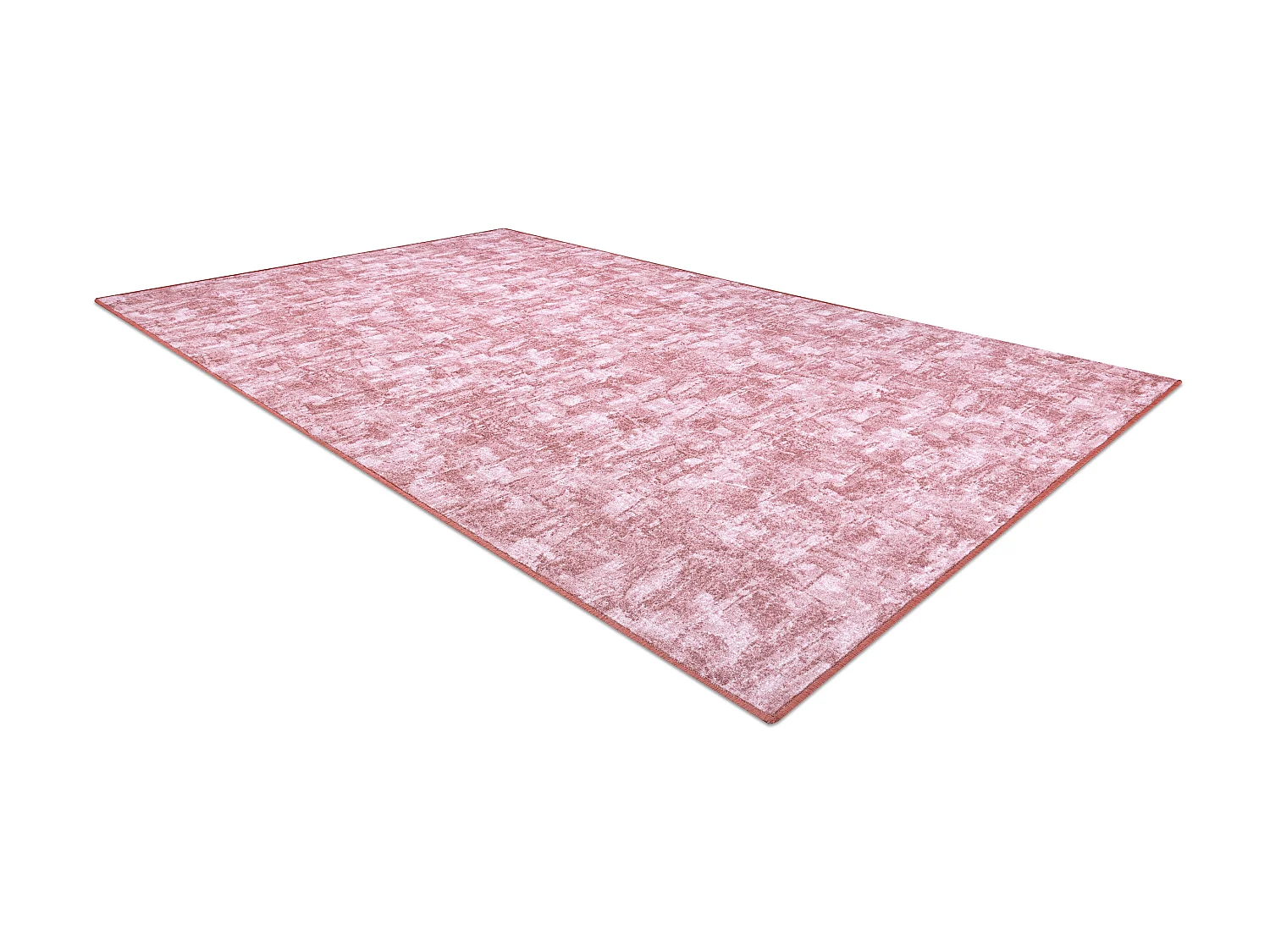 Teppich Teppichboden SOLID erröten rosa 60 BETON  100x200 cm