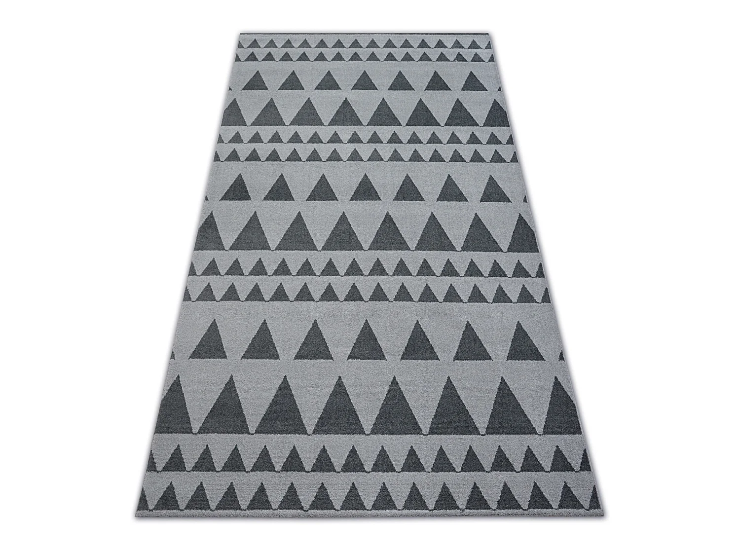 Tapijt SENSE Micro 81243 Drieho zilver/anthracytkleuring 160x230 cm