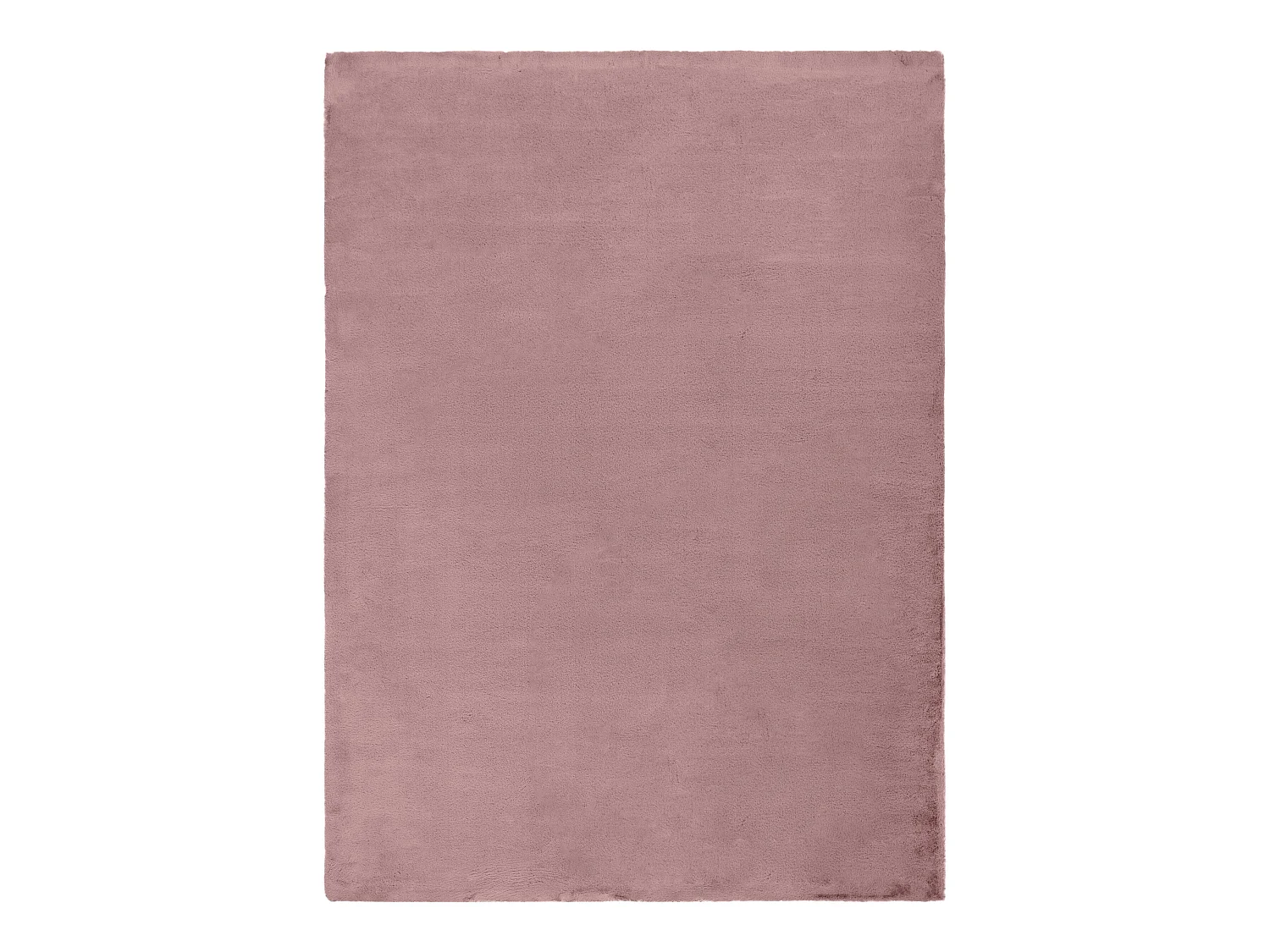 Tapijt BUNNY rozekleuring IMITATIE konijnenvacht 140x190 cm