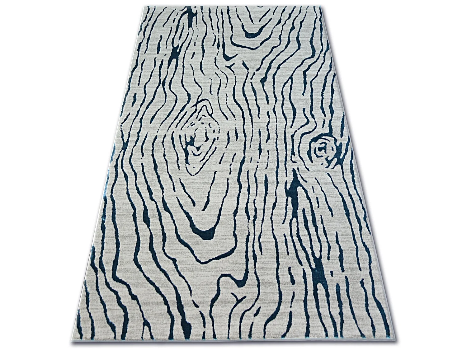 Tapijt ACRYL MANYAS 1703 zilver/Blauw 160x230 cm