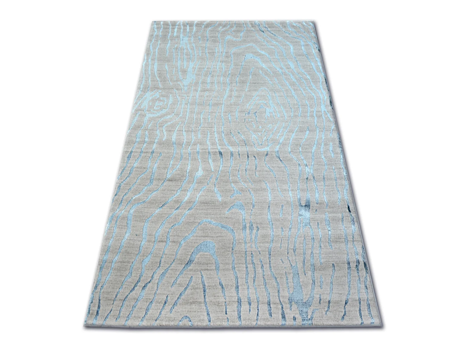 Tapijt ACRYL MANYAS 1703 zilver/Blauw 160x230 cm