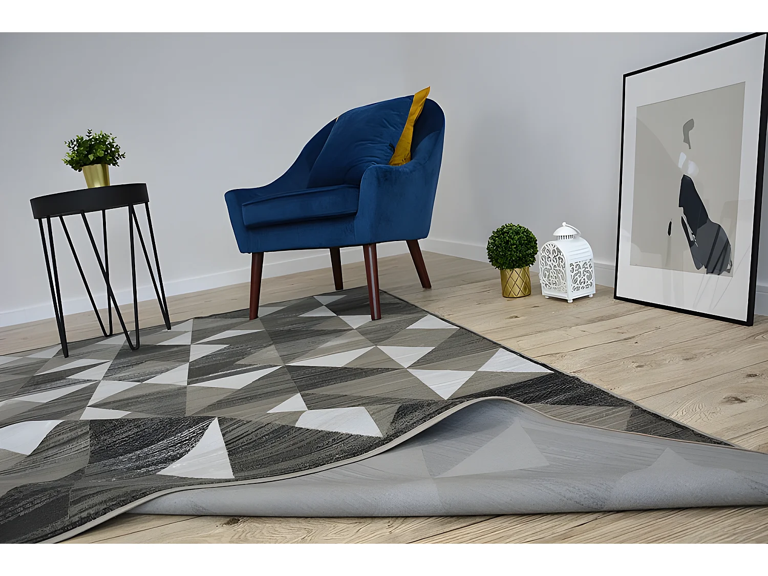 Tapijt NOBIS 84196 vision - Driehoek 160x230 cm