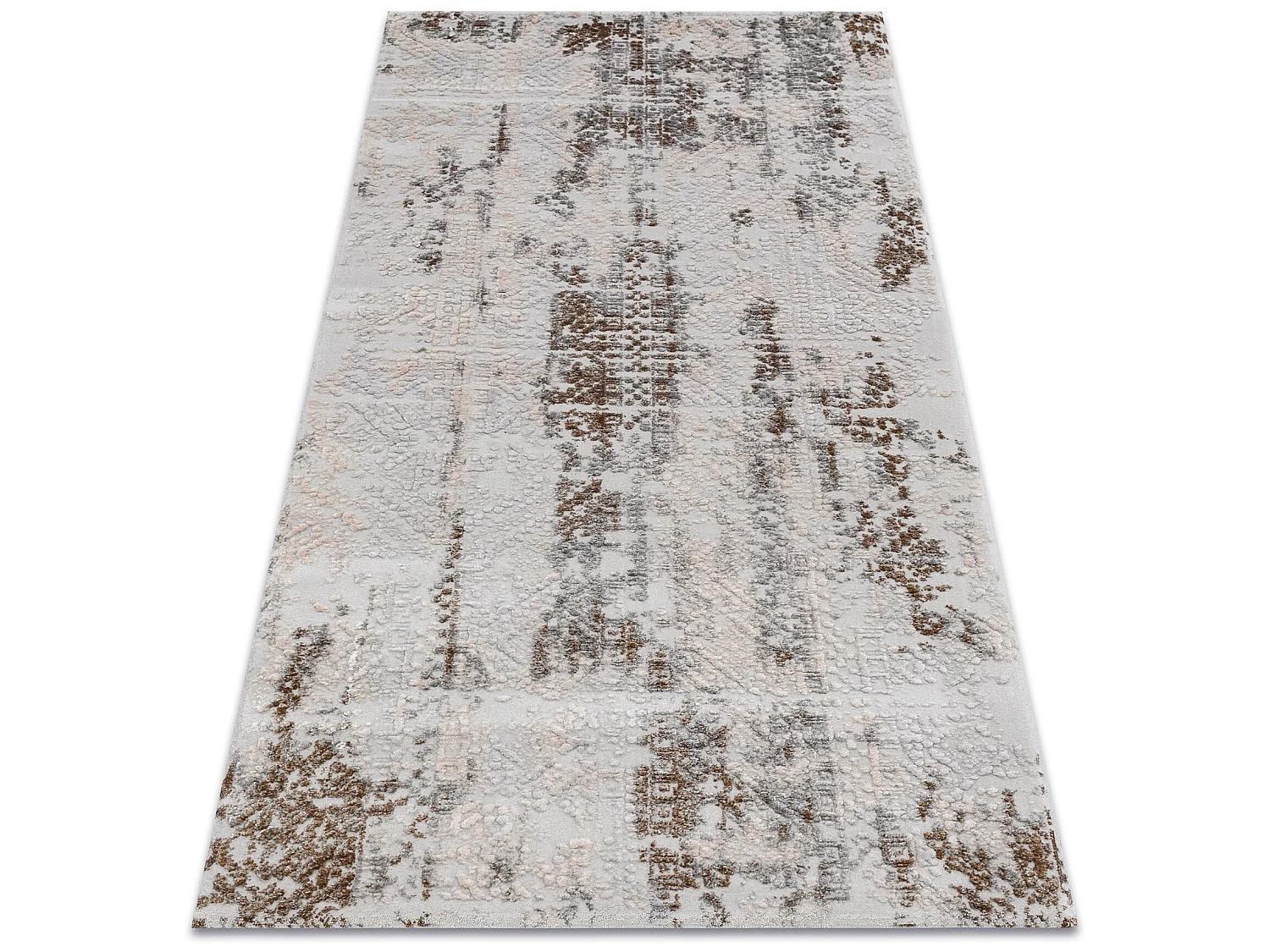 Tapijt ACRYL VALS 050 Versleten beige / grijskleuring  80x250 cm