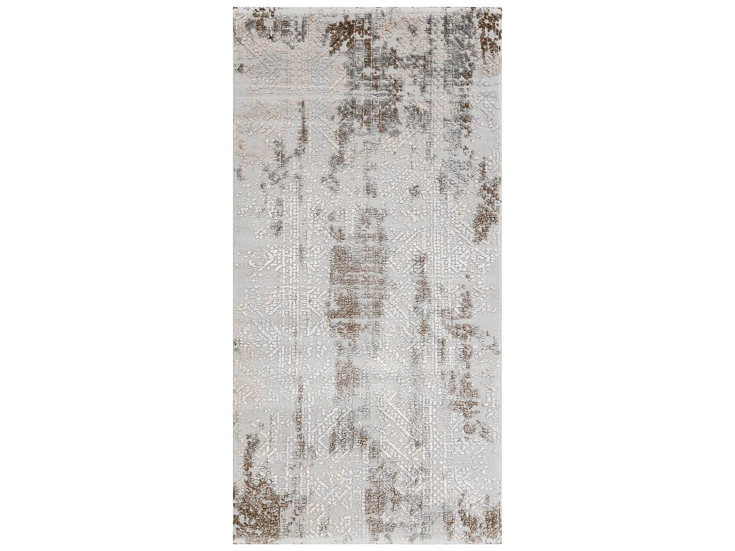 Tapijt ACRYL VALS 050 Versleten beige / grijskleuring  80x250 cm