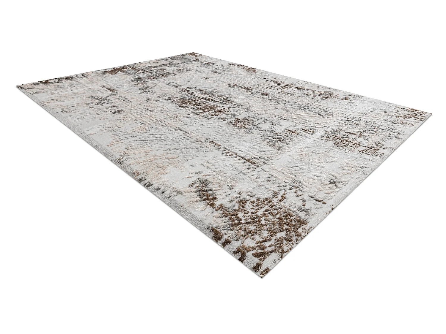Tapijt ACRYL VALS 050 Versleten beige / grijskleuring  80x250 cm