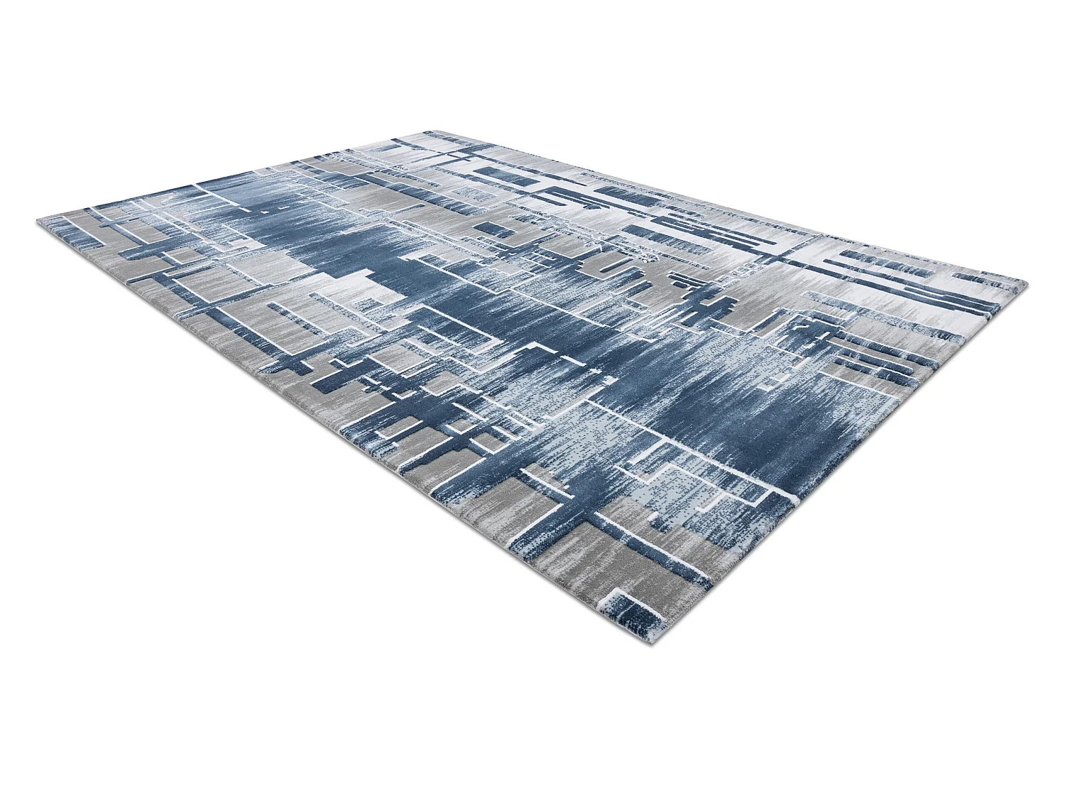 Tappeto ACRILICO USKUP Geometrico 9481 blu 100x200 cm