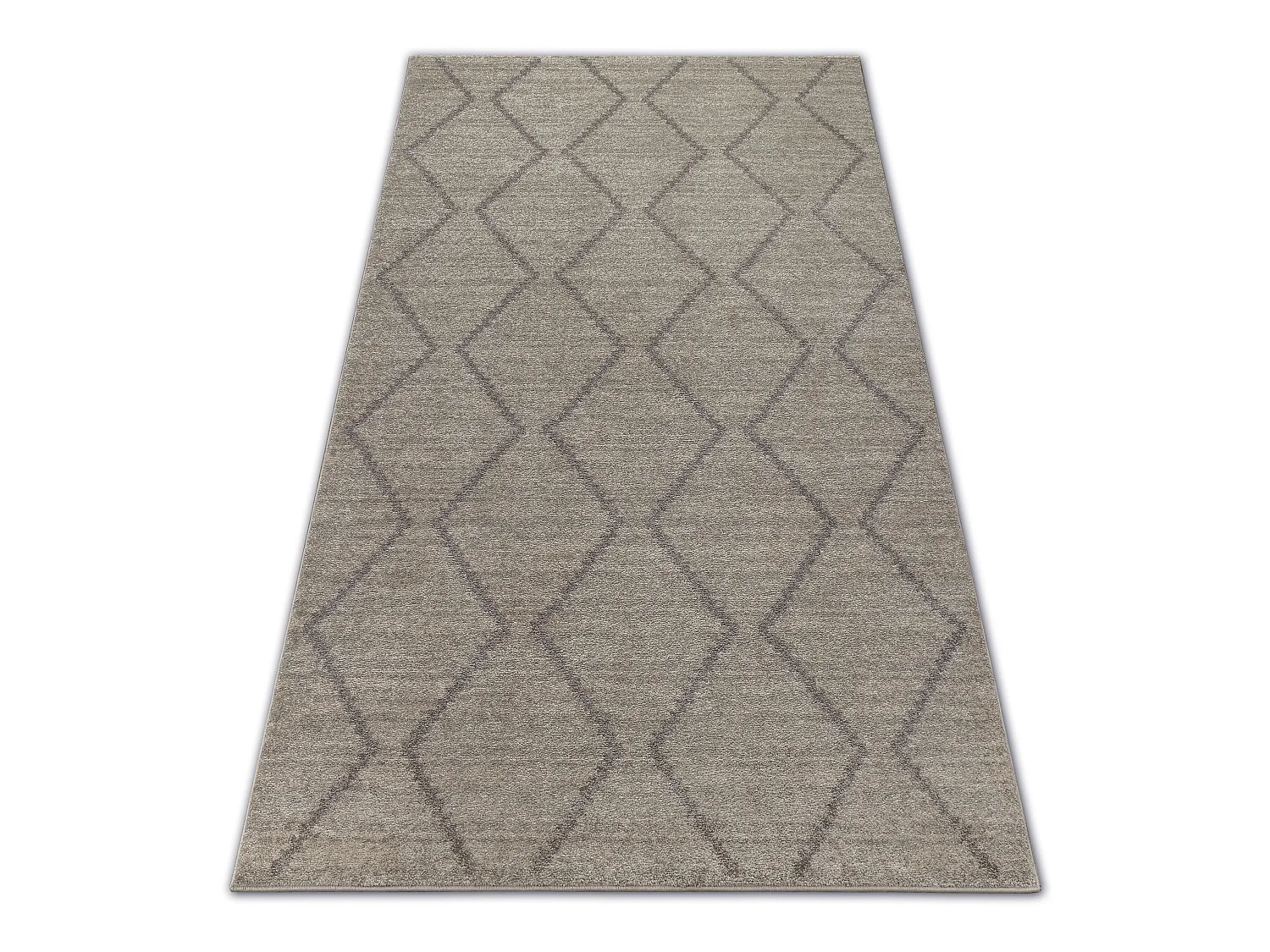 Tapijt SOFT 8036 RUIT , ETNO crème / helder , bruin 140x190 cm