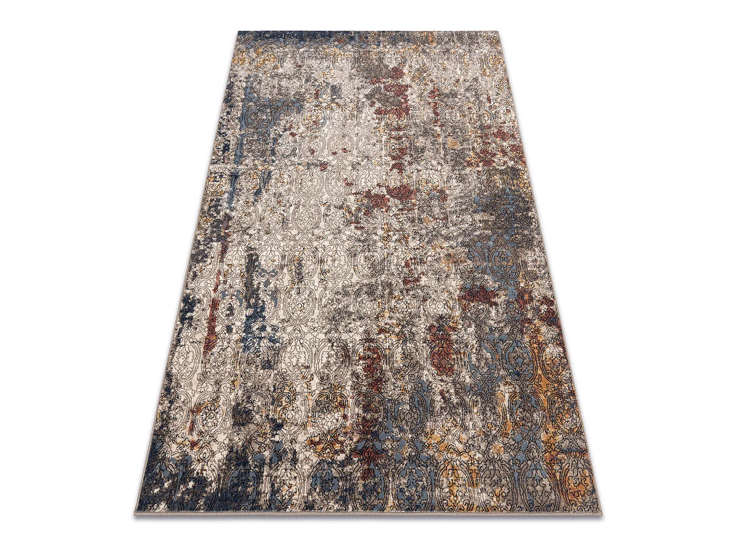 Tapijt NAIN Ornament vintage 7700/51922 beige / marineblauw / terracot 120x170 cm