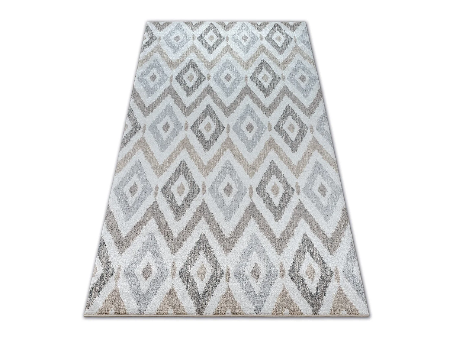 Tapijt SOFT 6024 RUIT , crème / beige / bruin 200x290 cm