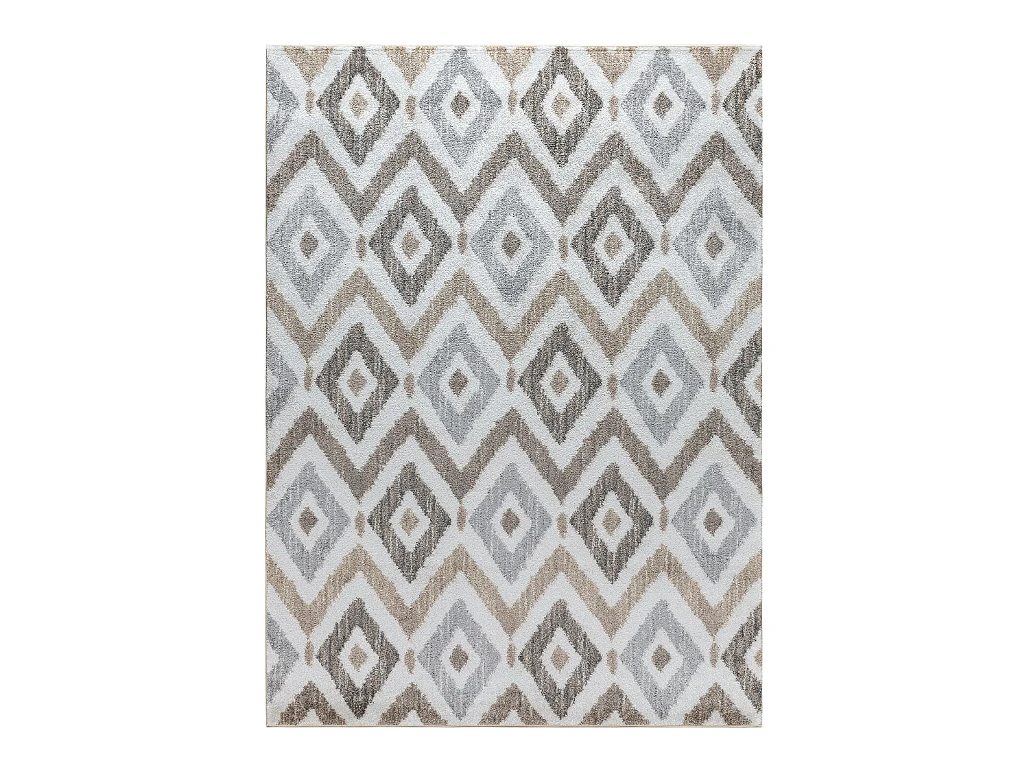 Tapijt SOFT 6024 RUIT , crème / beige / bruin 200x290 cm