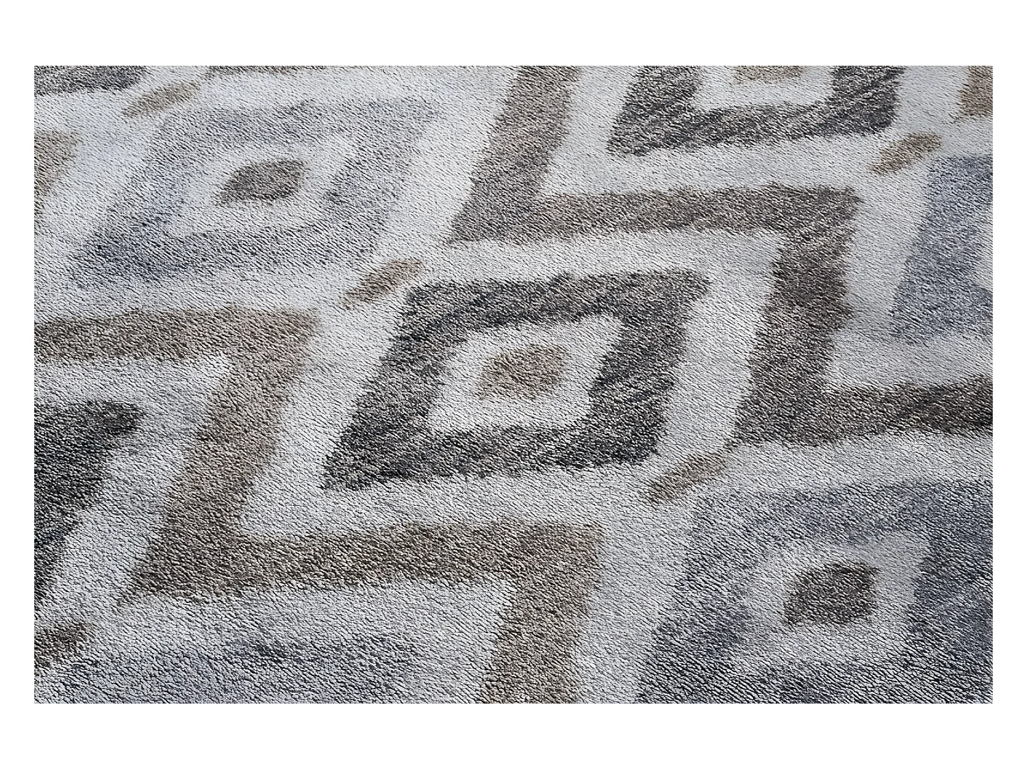 Tapijt SOFT 6024 RUIT , crème / beige / bruin 200x290 cm