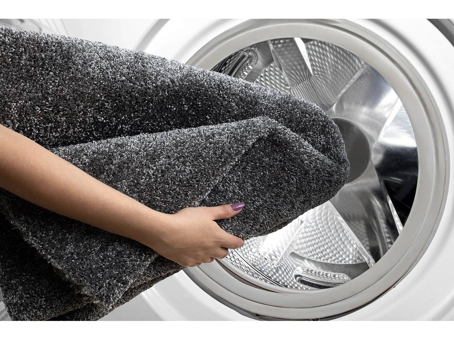 Modern Tapijt Wasbaar ILDO 71181070 anthracytkleuring grijskleuring 120x170 cm