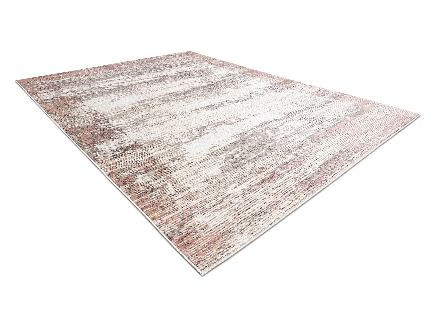 Tapijt CORE W9775 Kader, schaduw - structureel, twee lagen vlies, beig 80x150 cm