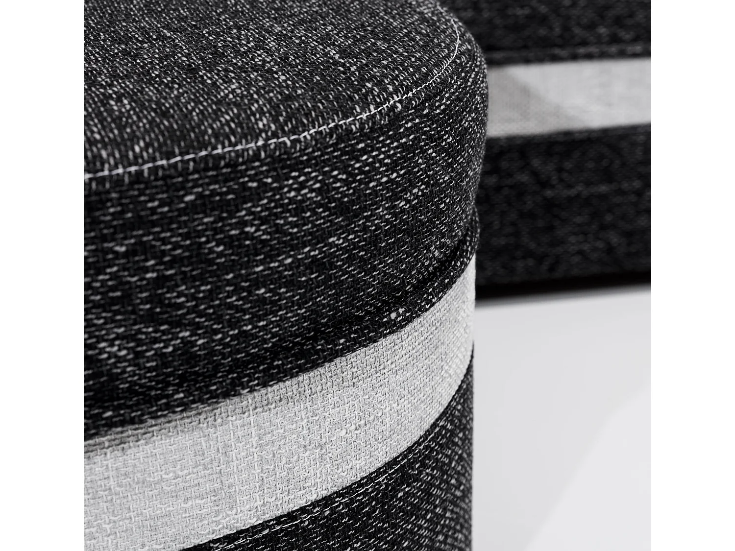 Sundy lichtbruin en donkerbruin fluwelen converteerbare hoekbank rechts 250 cm