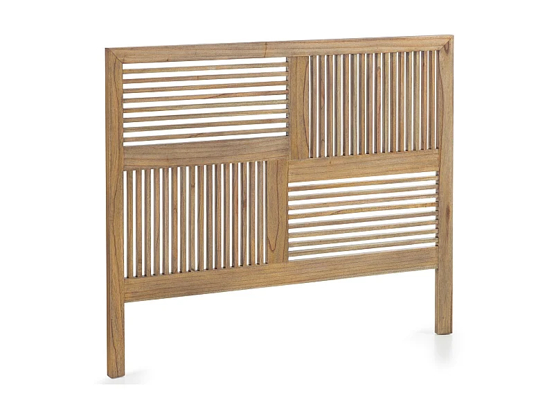 Cabecero Mindy madera maciza natural Mazari 165 cm