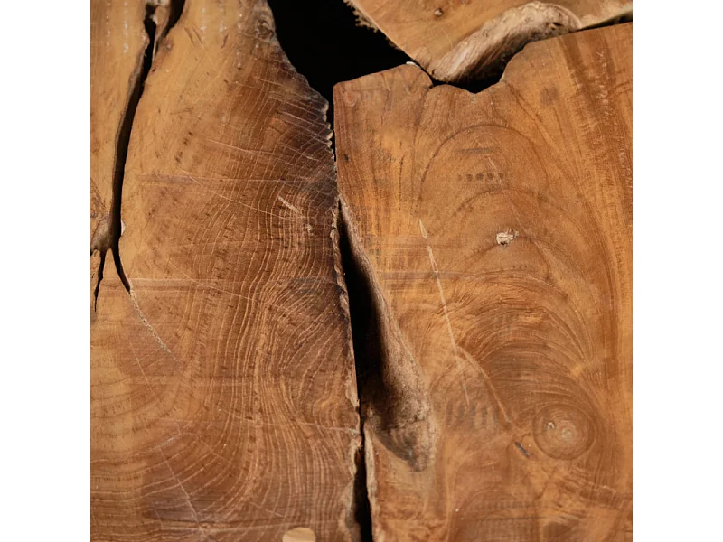 Table basse rectangulaire 60 x 120 cm en bois de teck - TEKKU 2