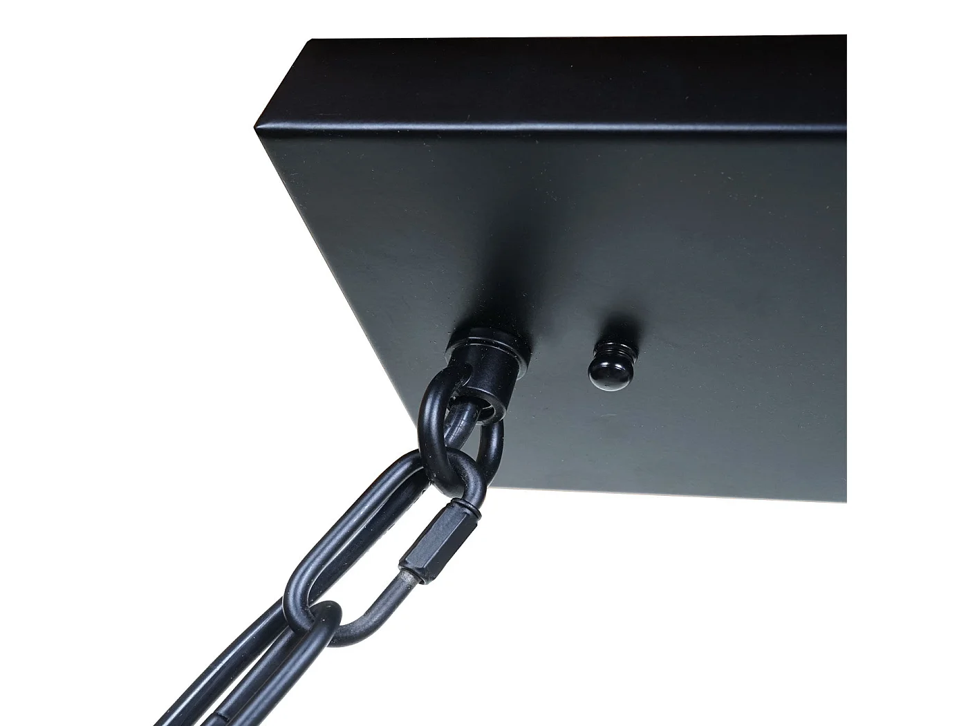 Lampe à suspension corde de bambou design vintage industrielle métal noir abat-jour tube 3x 04_0003599