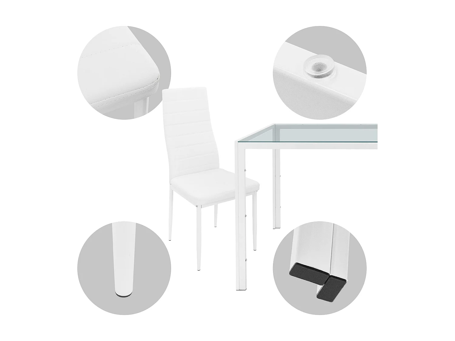 Chaise et table de salle à manger Ensemble de table de salle à manger Chaise Ensemble de salle à manger