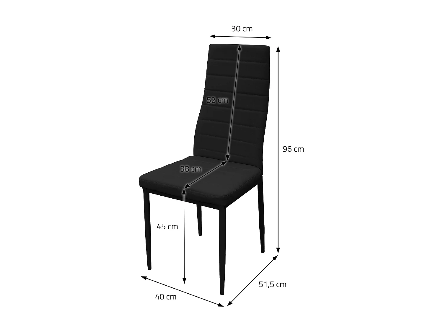 Chaise et table de salle à manger Set de table de salle à manger Chaise Garniture de salle à manger