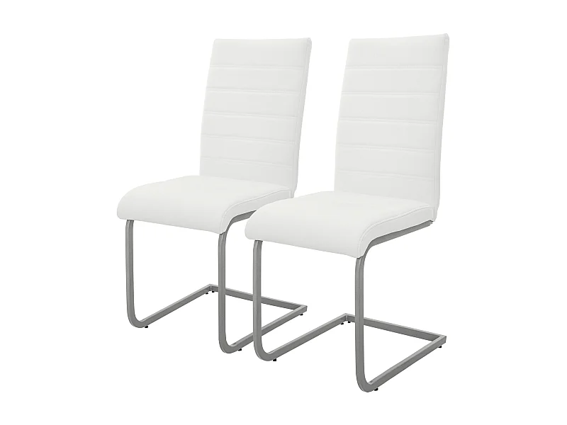 Lote de 2 sillas de comedor Silla de cocina Silla Basculante Silla tapizada Silla giratoria