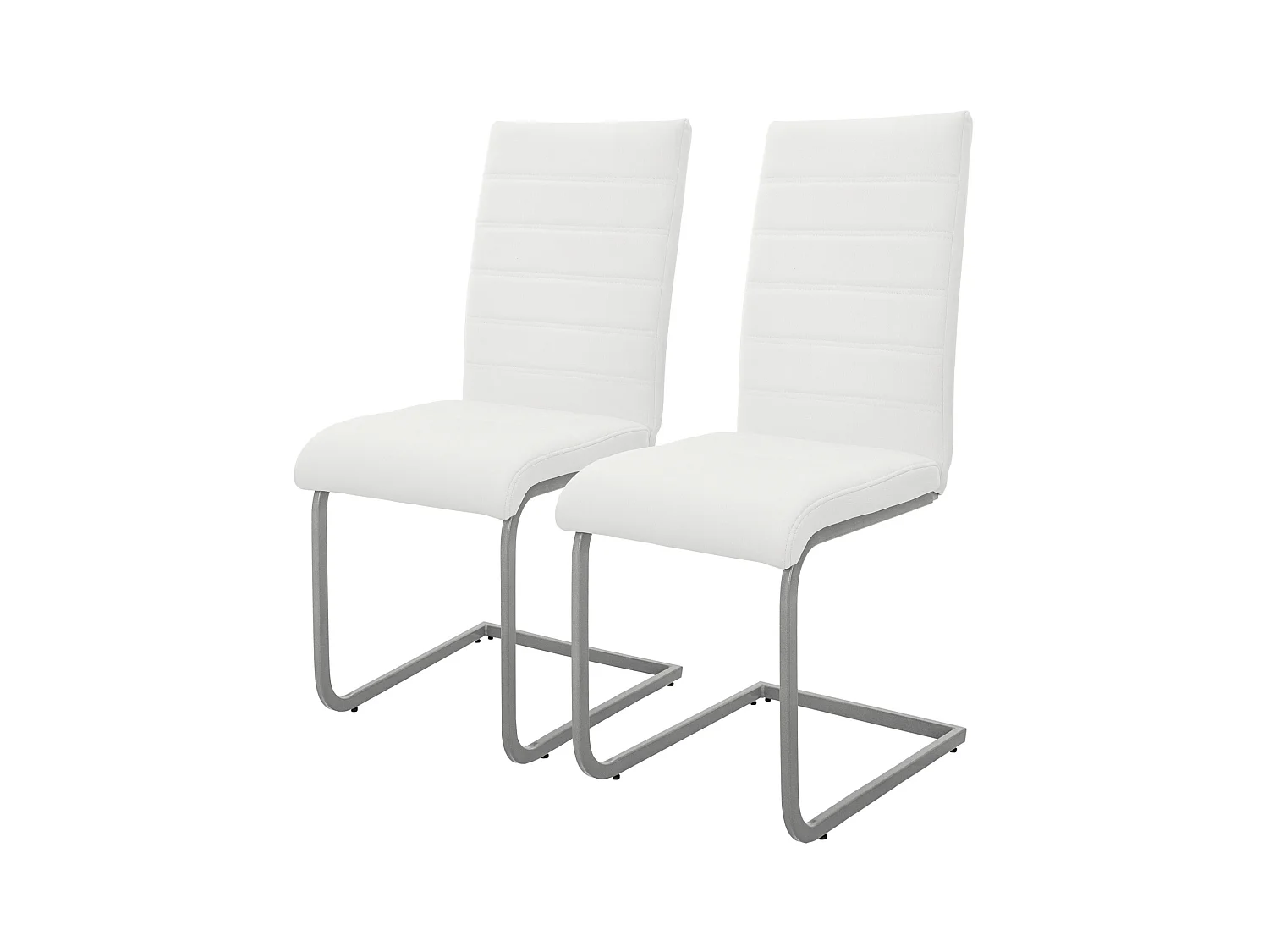 Lot de 2 chaises de salle à manger chaise de cuisine chaise cantilever chaise rembourrée chaise oscillante