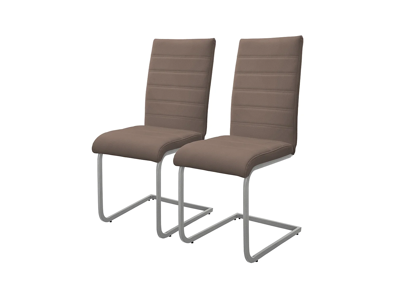 Lot de 2 chaises de salle à manger Chaise de cuisine Chaise chaise cantilever chaise rembourrée chaise oscillante