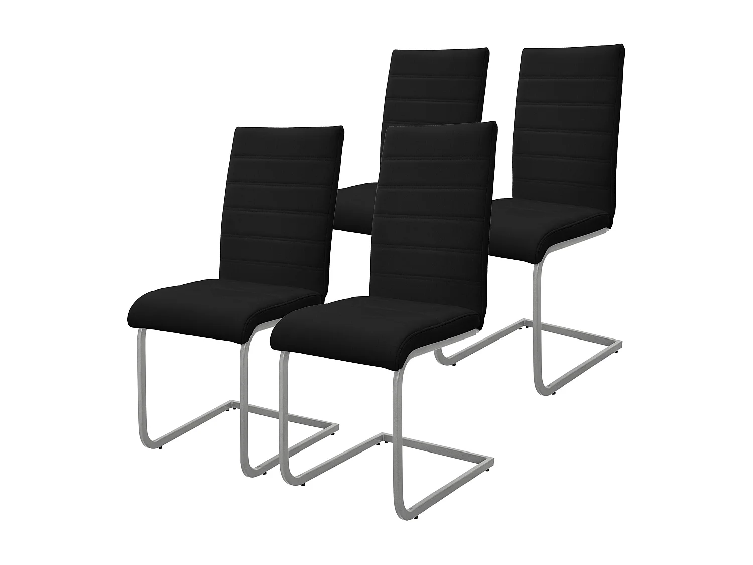 Juego de 4 sillas de comedor Silla de cocina Silla Basculante Silla tapizada Silla giratoria