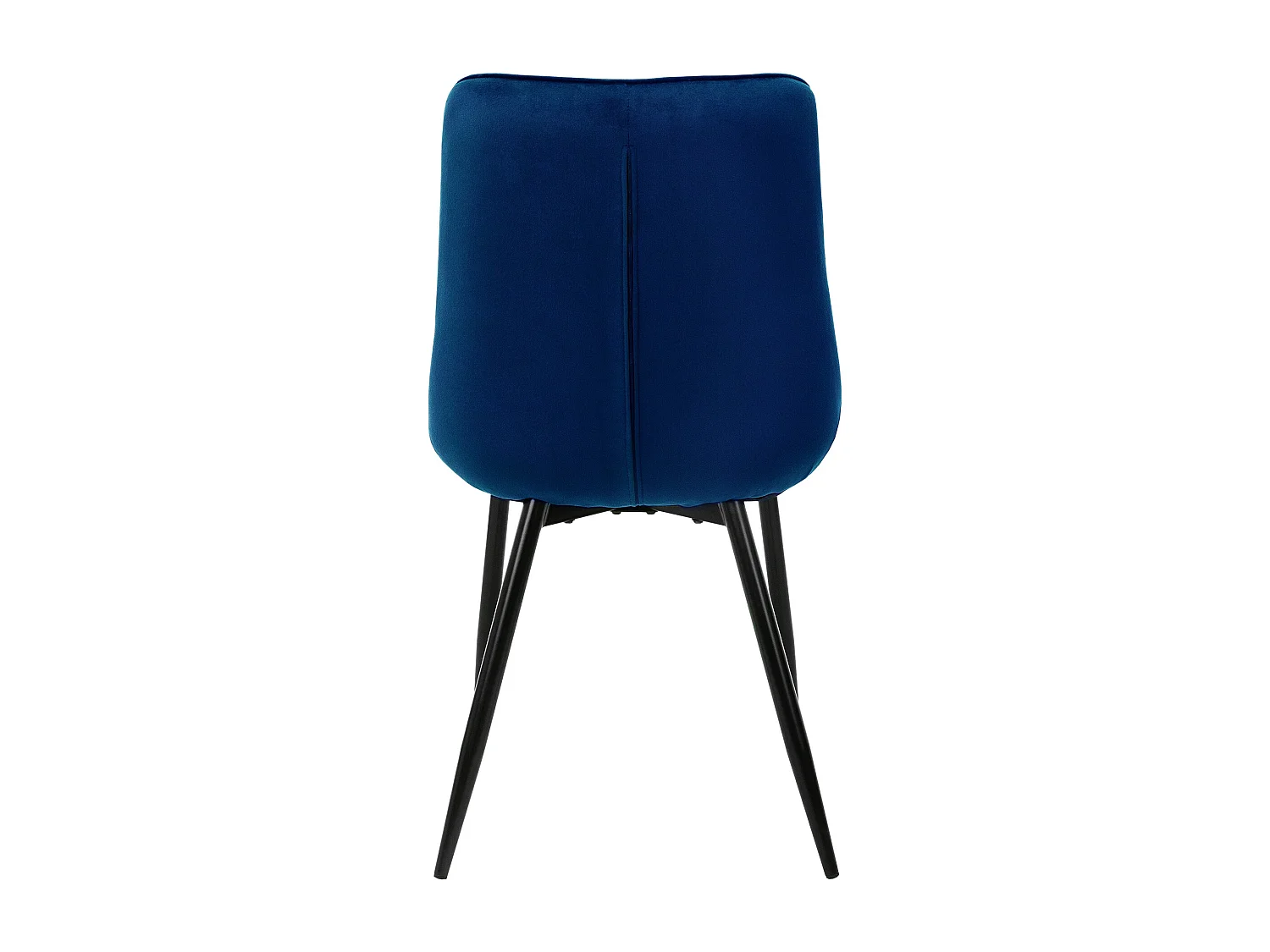 Lot de 8 chaises de salle à manger Chaises de salon Chaises en velours Chaise rembourrée Bleu foncé