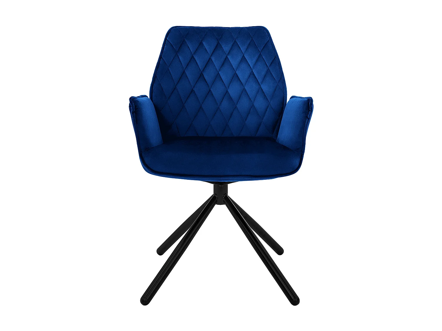 Lot de 2 Chaises pivotantes Chaise à accoudoirs Chaise de salle à manger pivotante 180° Velours Chaise de salon