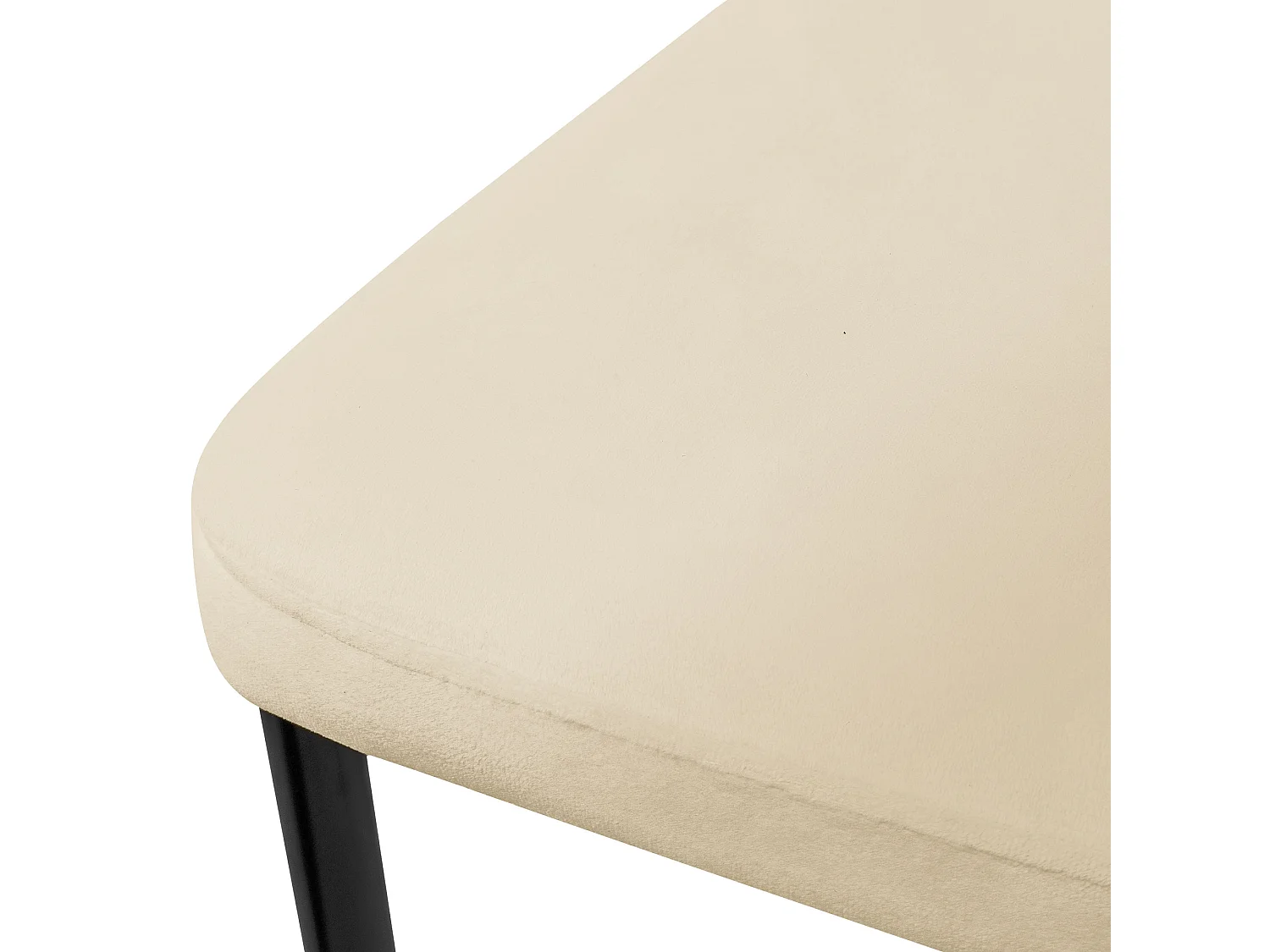 Set di 4 sedie da sala da pranzo Sedia da cucina Sedia imbottita da soggiorno velluto grigio