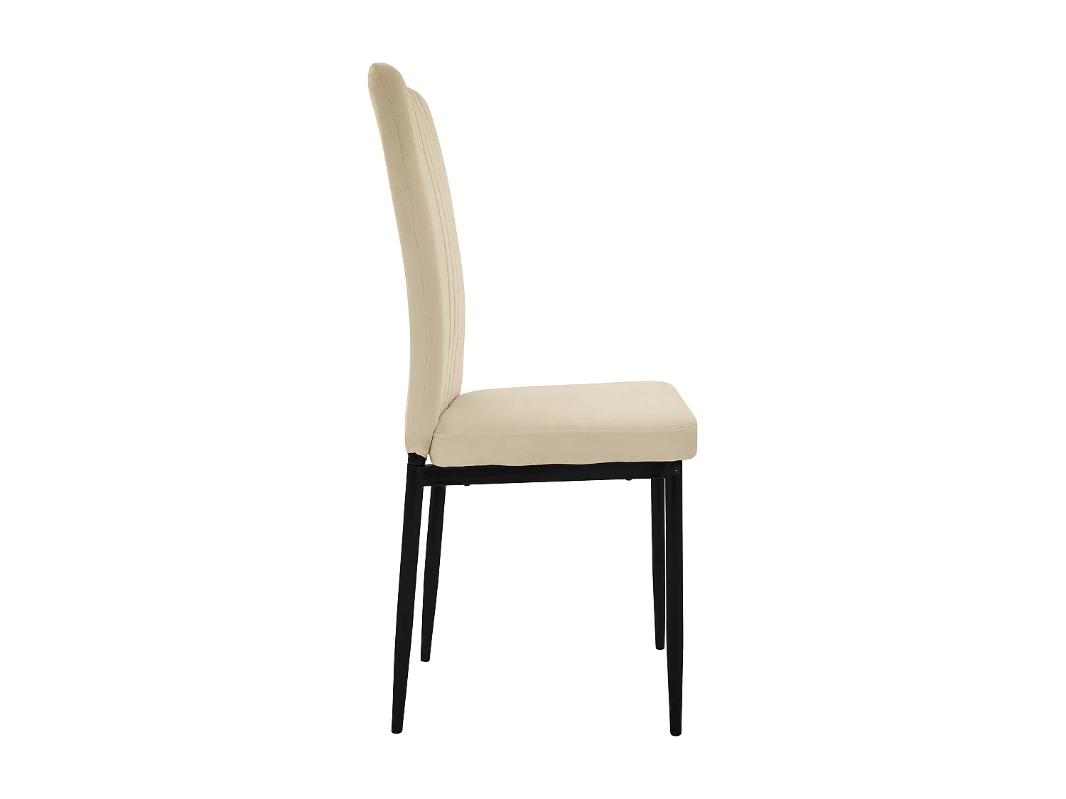 Lot de 4 Chaise de salle à manger Chaise de cuisine Chaise rembourrée Chaise de salon Taupe Velours