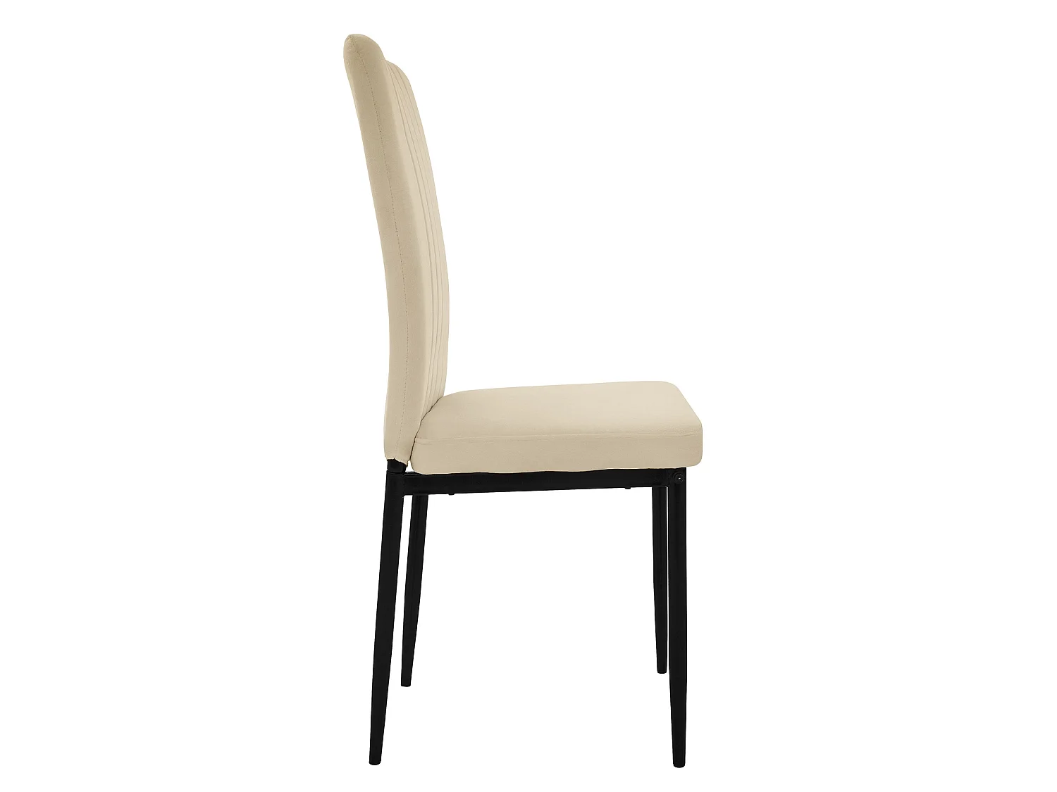Set di 4 sedie da sala da pranzo Sedia da cucina Sedia imbottita da soggiorno velluto grigio