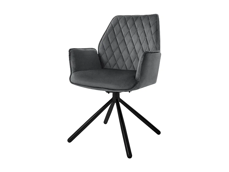 Silla giratoria Silla de comedor Sillón giratorio 180 grados Silla de salón terciopelo