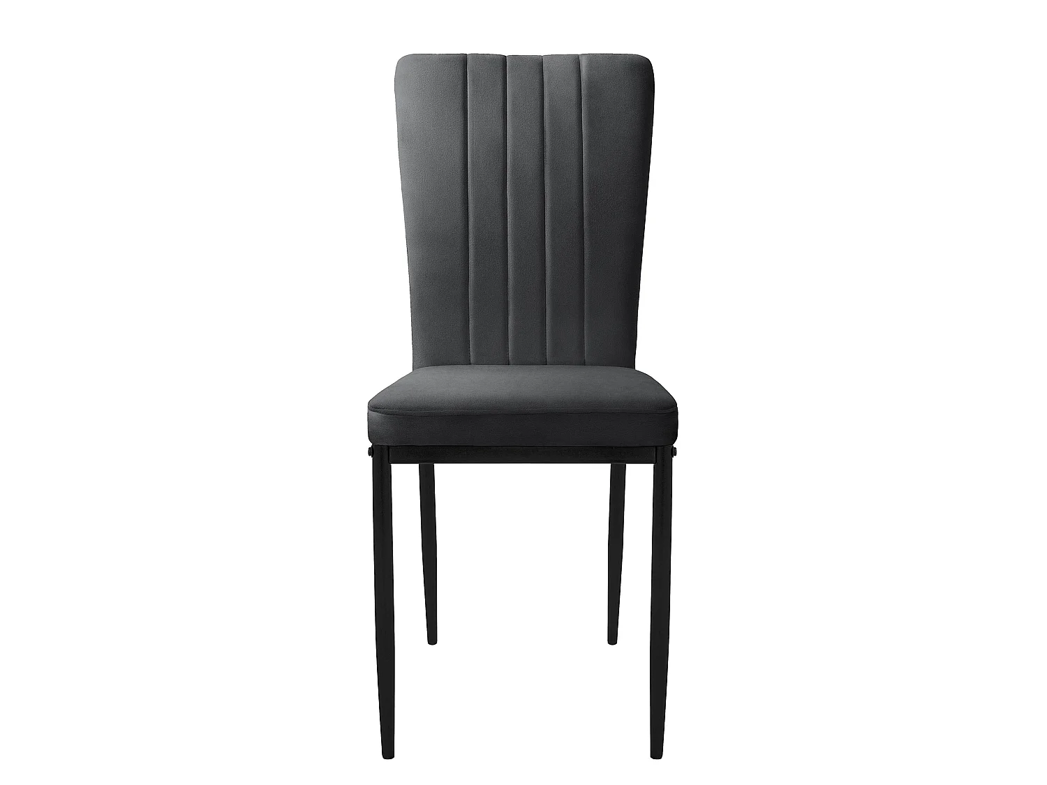 Set di 4 sedie sedia da pranzo sedia da cucina sedia imbottita sedia da soggiorno velluto grigio