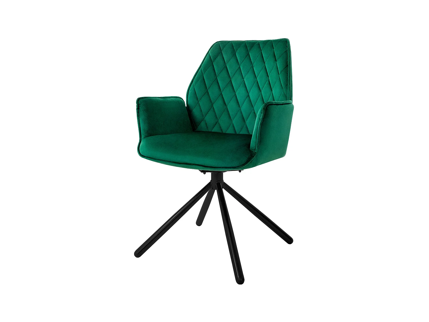 Chaise de salle à manger pivotante Chaise à accoudoirs pivotante 180 degrés Chaise de salon velours