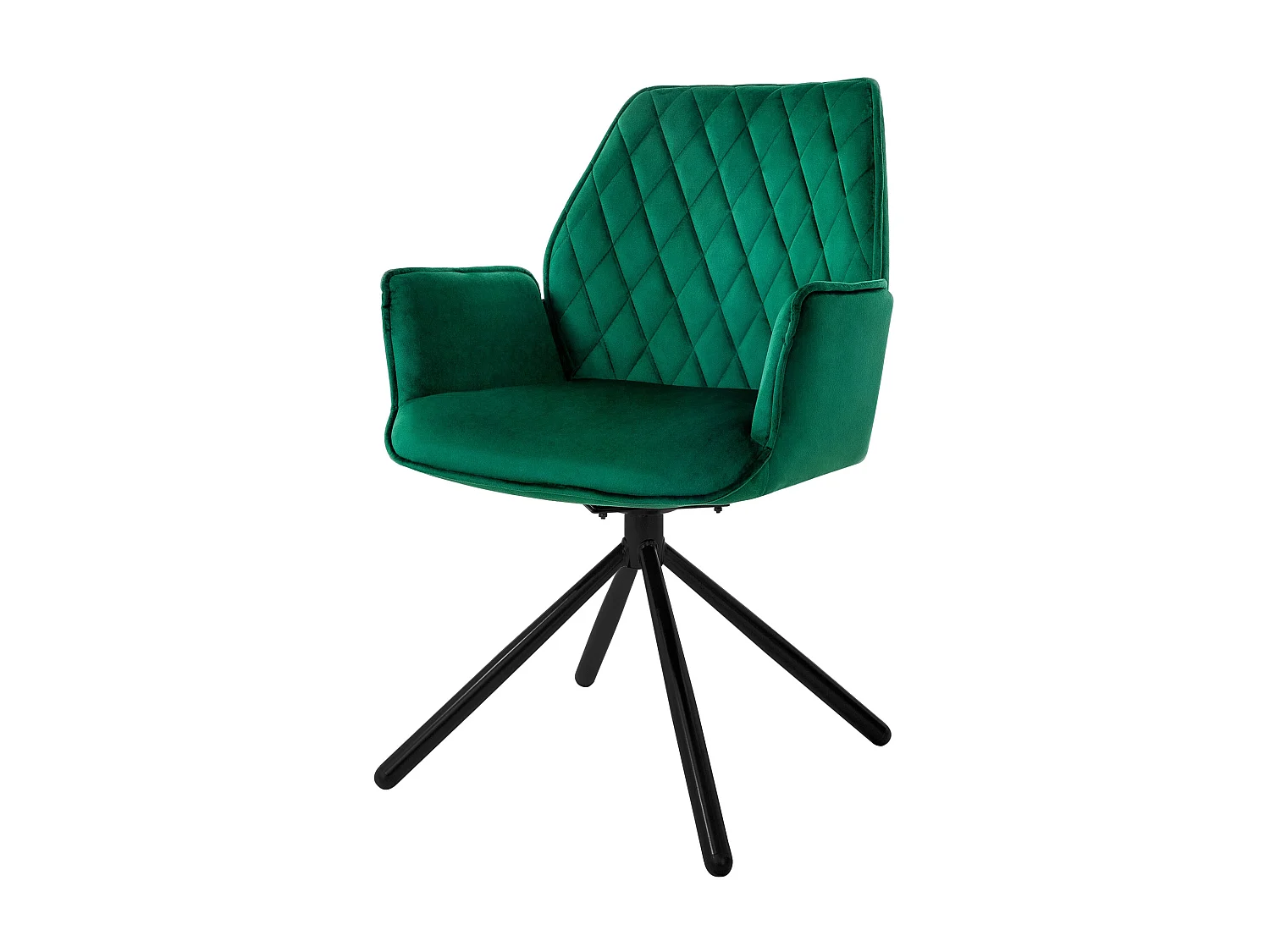 Chaise de salle à manger pivotante Chaise à accoudoirs pivotante 180 degrés Chaise de salon velours