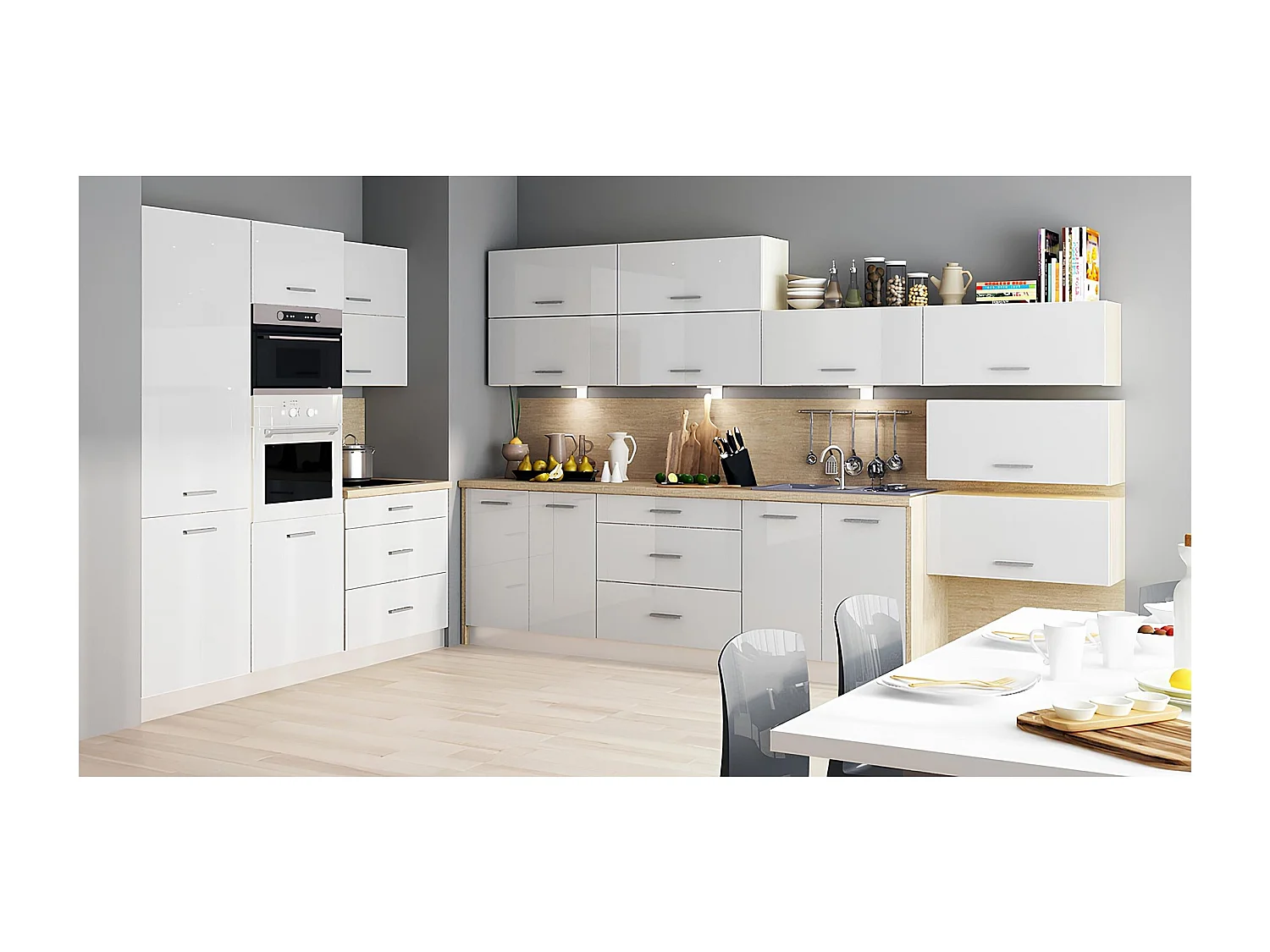 Ensemble Cuisine Kyllian 500 cm sur mesure