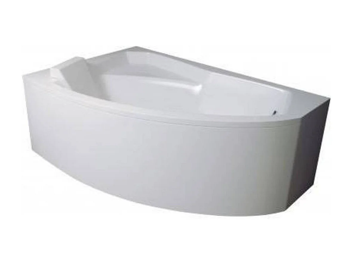 Baignoire d'angle gauche RIMA 130-140-150-160-170 cm avec tablier - Dimensions: 150cm