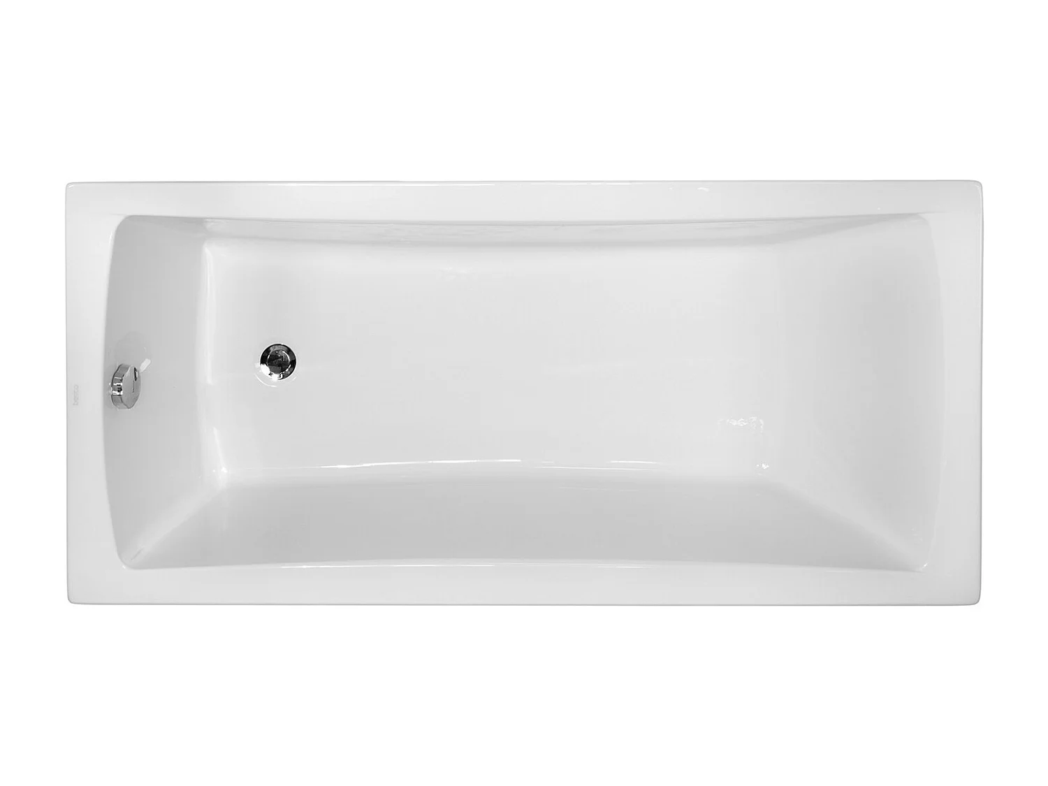 Baignoire MIRANO II avec tablier 140-150-160-170 x 70 - Dimensions: 170 x 70 cm