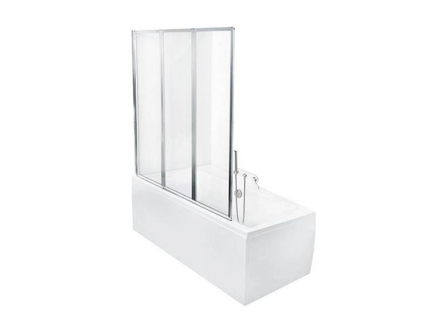 Pare baignoire CATRIX II - 3 volets 140x130cm