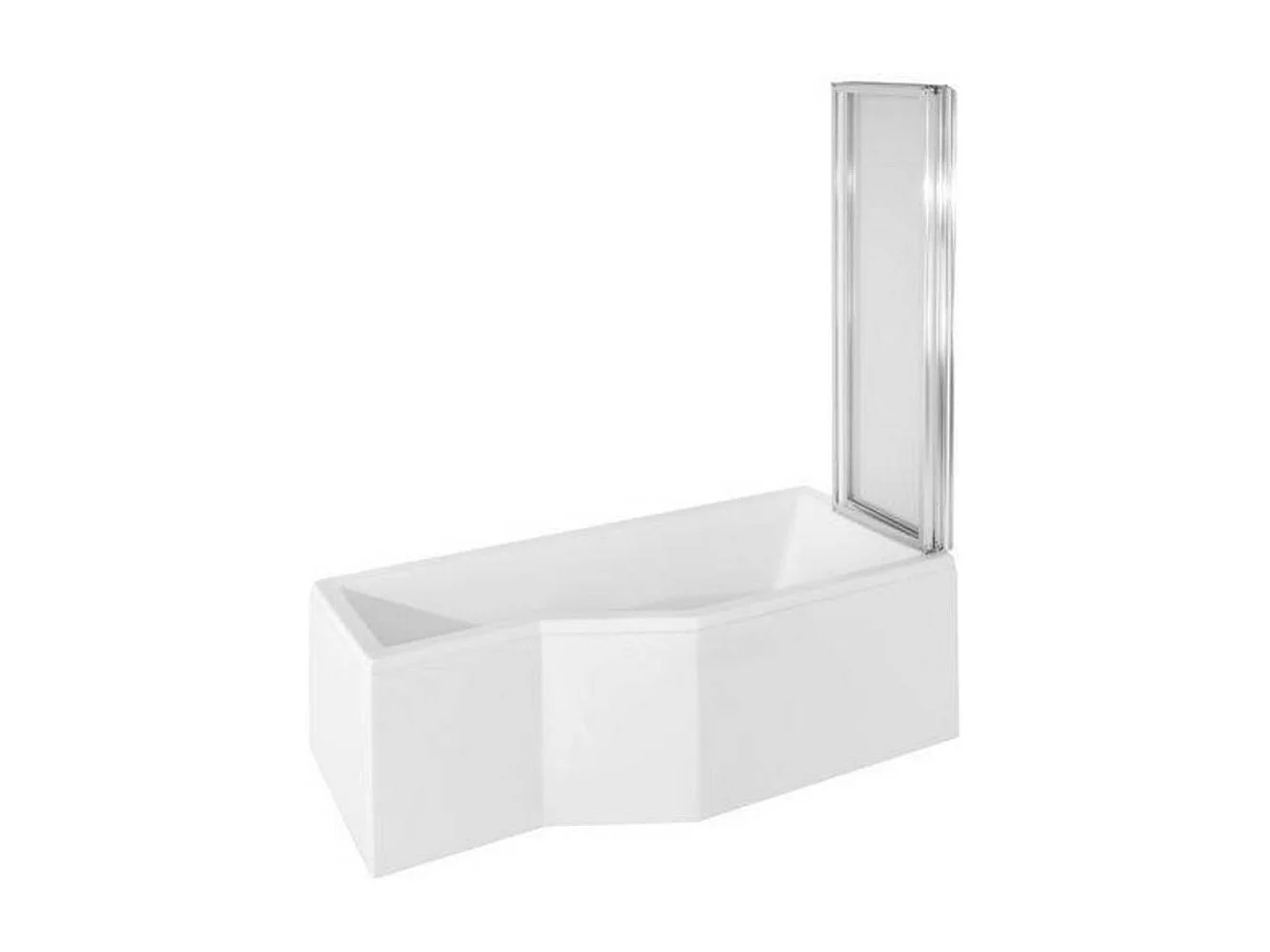 Pare baignoire CATRIX II - 3 volets 140x130cm