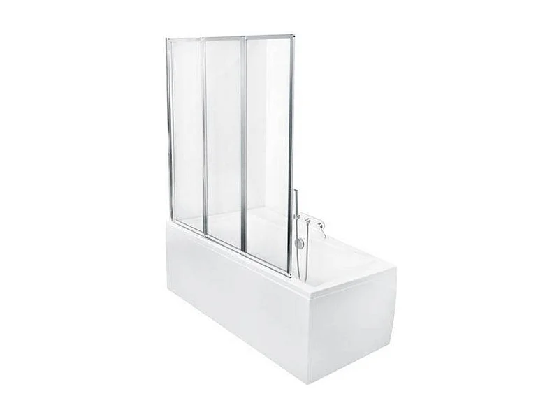 Pare baignoire CATRIX II - 3 volets 140x130cm