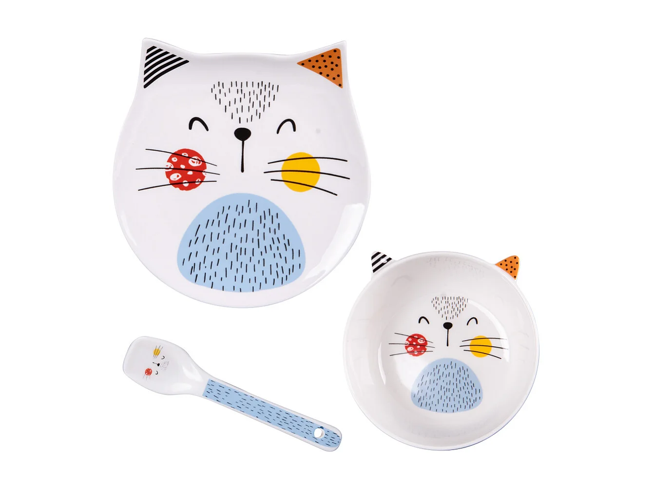 Service enfant 3 pièces chat
