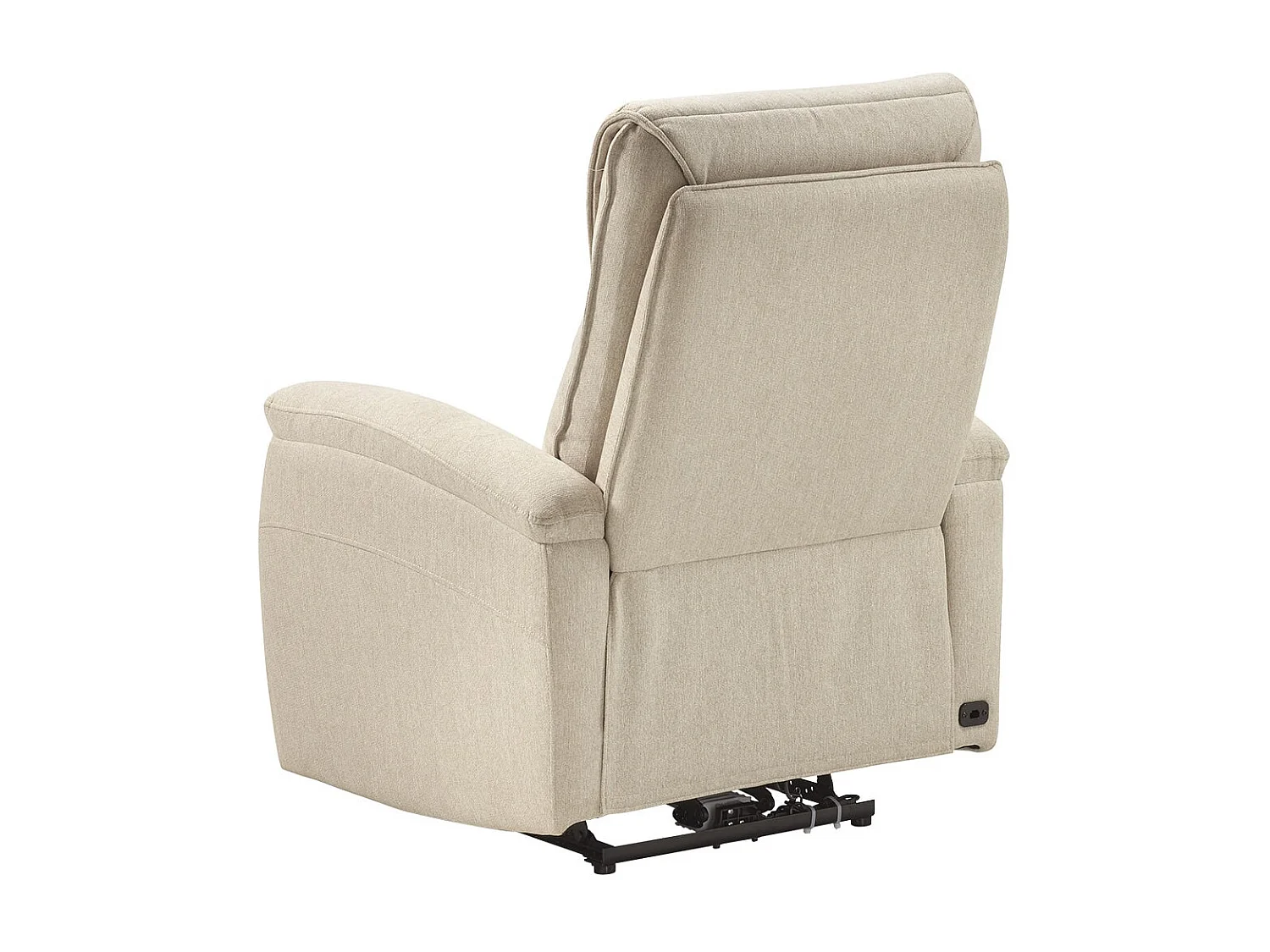 SARAGOSSE - Fauteuil Electrique Tissu Polyester Beige