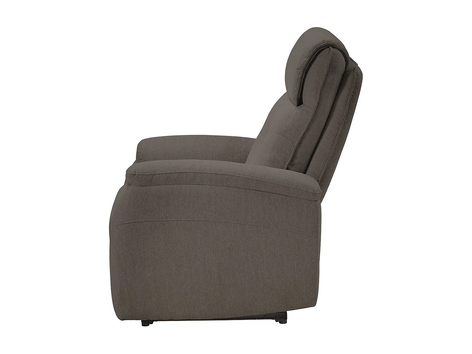 SARAGOSSE - Fauteuil Electrique Tissu Polyester Gris